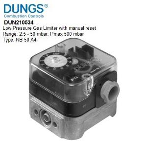 PRESSURE SW LIMITER LOCKS 5- 50 MBAR SLV PRESSURE SW LIMITER LOCKS 5- 50 MBAR SLV