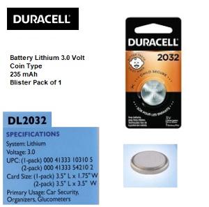 BATTERY LITHIUM BATT 3V CAL/ORG/WAT BATTERY LITHIUM BATT 3V CAL/ORG/WAT