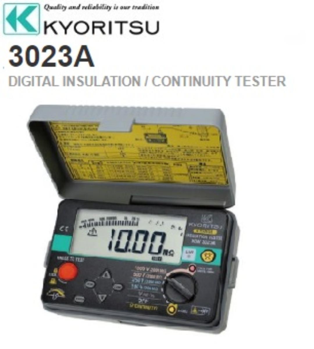 KYORITSU 3023A 1000V 4 RANGE DIGITAL INS