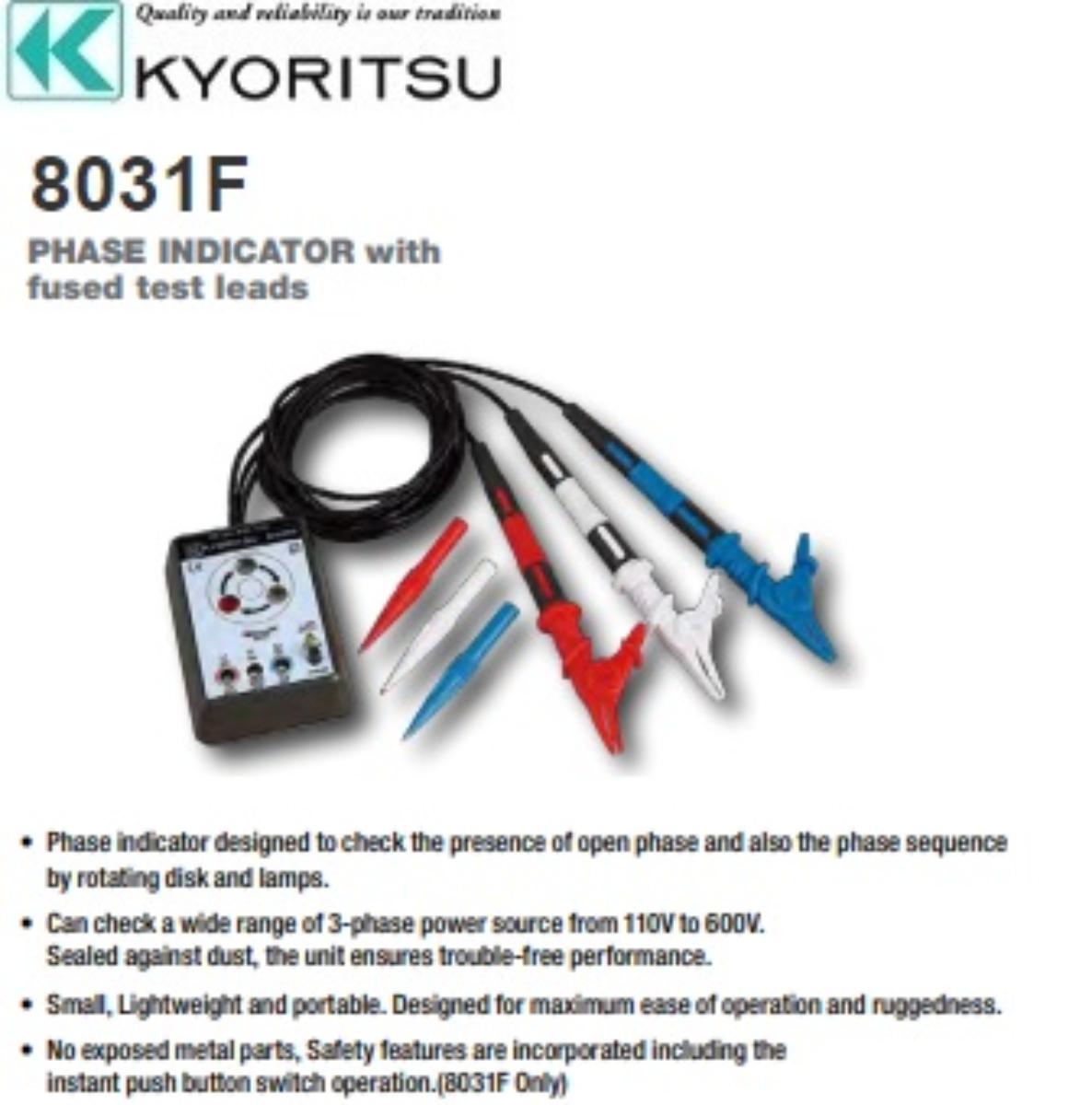 KEW 8031F PHASE ROTATION TESTER