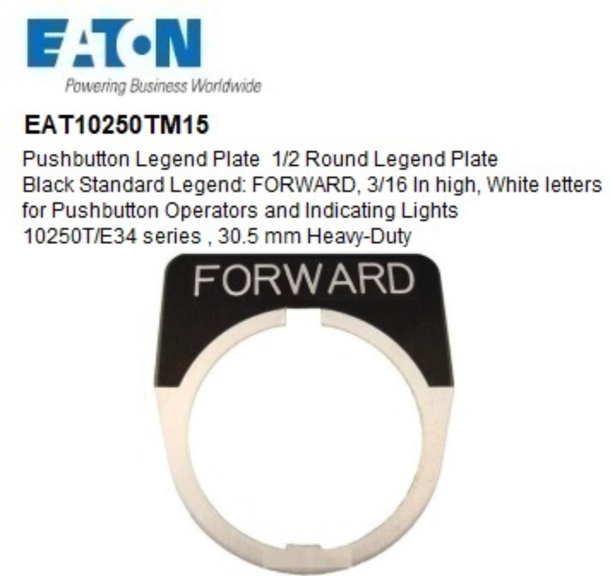LEGEND PLATE FORWARD MEDIUM