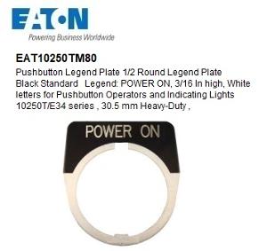 LEGEND PLATE POWER ON MEDIUM LEGEND PLATE POWER ON MEDIUM