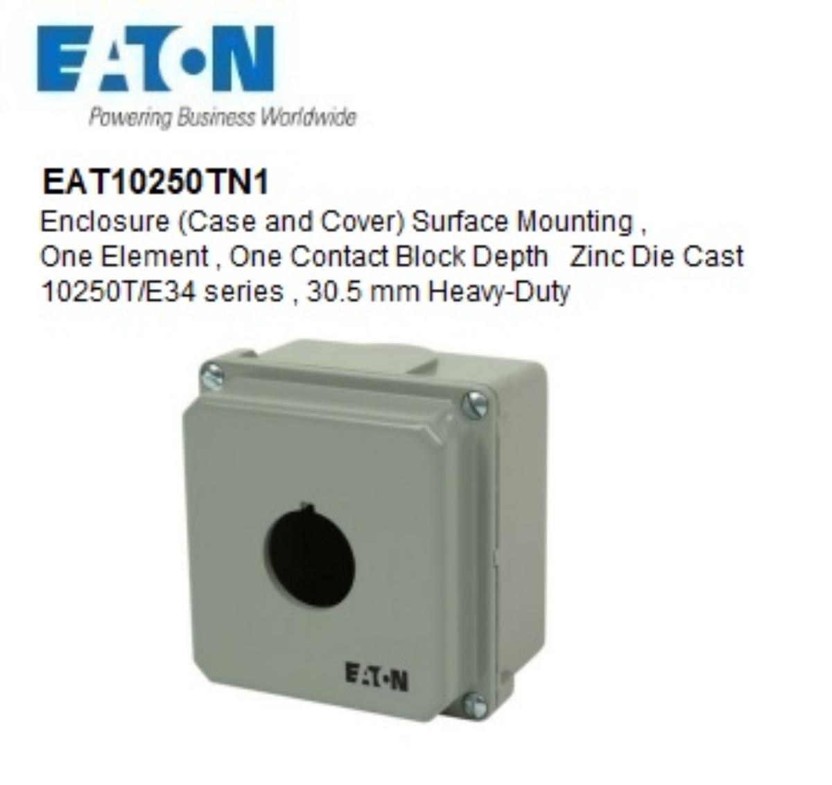 PUSBUTTON ENCLOSURE DIECAST 1HOLE 30.5MM