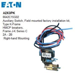 AUXILIARY SWITCH A2X3PK 2P SUIT K-FRAME AUXILIARY SWITCH A2X3PK 2P SUIT K-FRAME