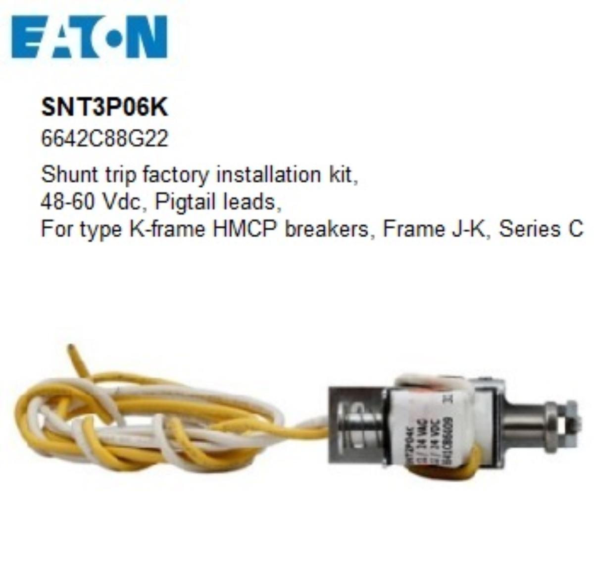 SHUNT TRIP SNT3P06K 48-60VAC/VDC K FRAME