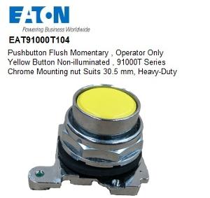 PUSHBUTTON HEAD FLUSH CHROME YELLOW PUSHBUTTON HEAD FLUSH CHROME YELLOW