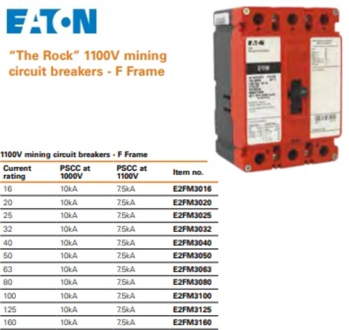 MCCB ROCK F-FRAME 1100V 3P 16A