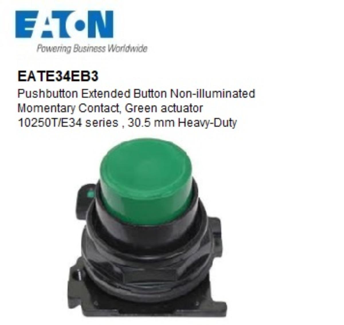 PUSHBUTTON EXTENDED CORROSION RES GREEN
