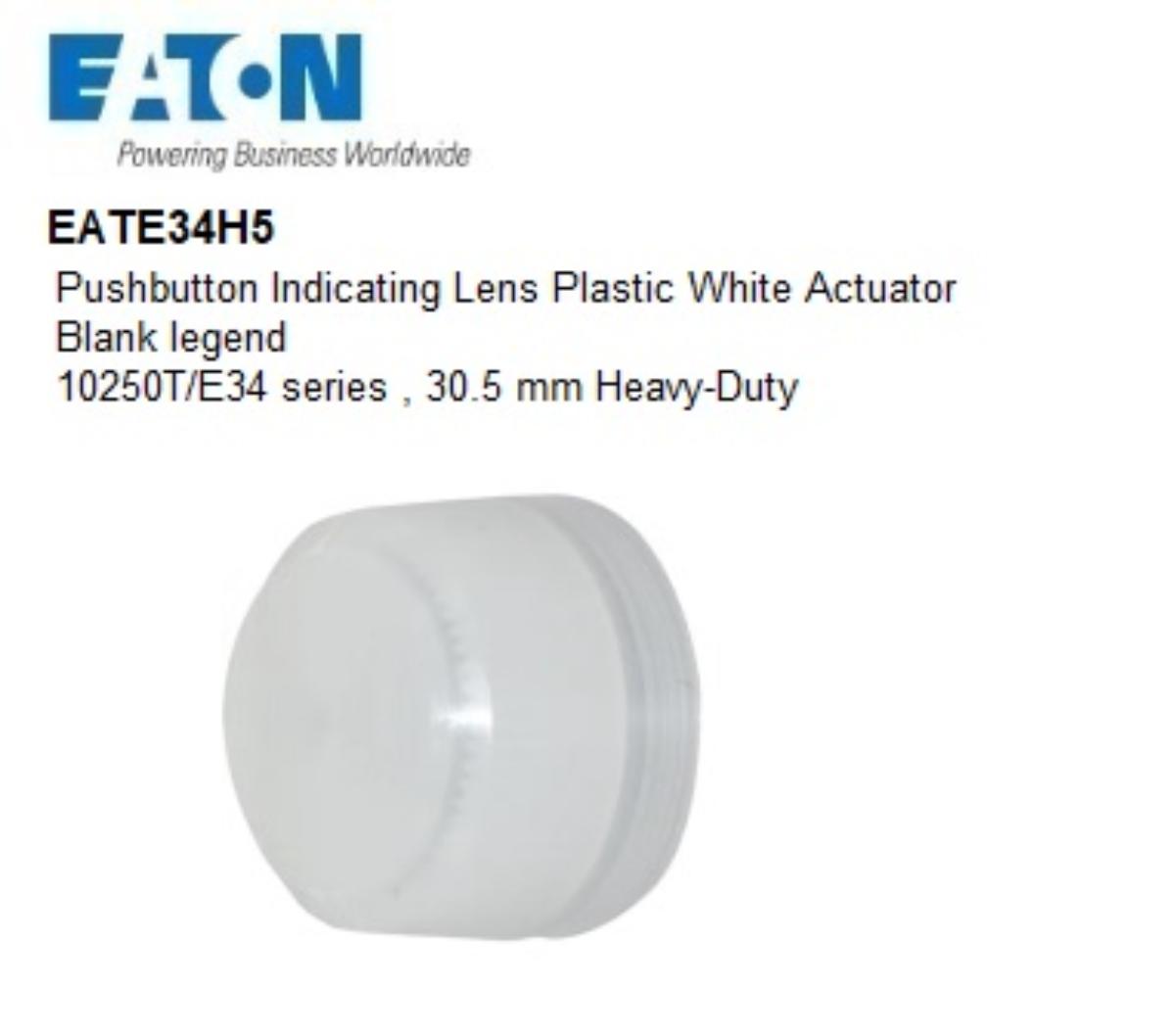 LENS PLASTIC SUIT E34 SERIES WHITE