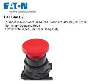 PUSHBUTTON MUSHROOM 38.1MM RED PUSHBUTTON MUSHROOM 38.1MM RED