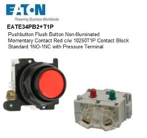 PUSH BUTTON E34PB2 + T1P C/BLK PUSH BUTTON E34PB2 + T1P C/BLK