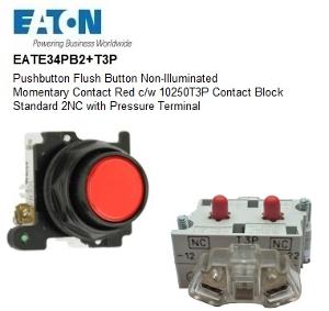 SWITCH PUSH RED 2NC EATON E34PB2+T3P SWITCH PUSH RED 2NC EATON E34PB2+T3P