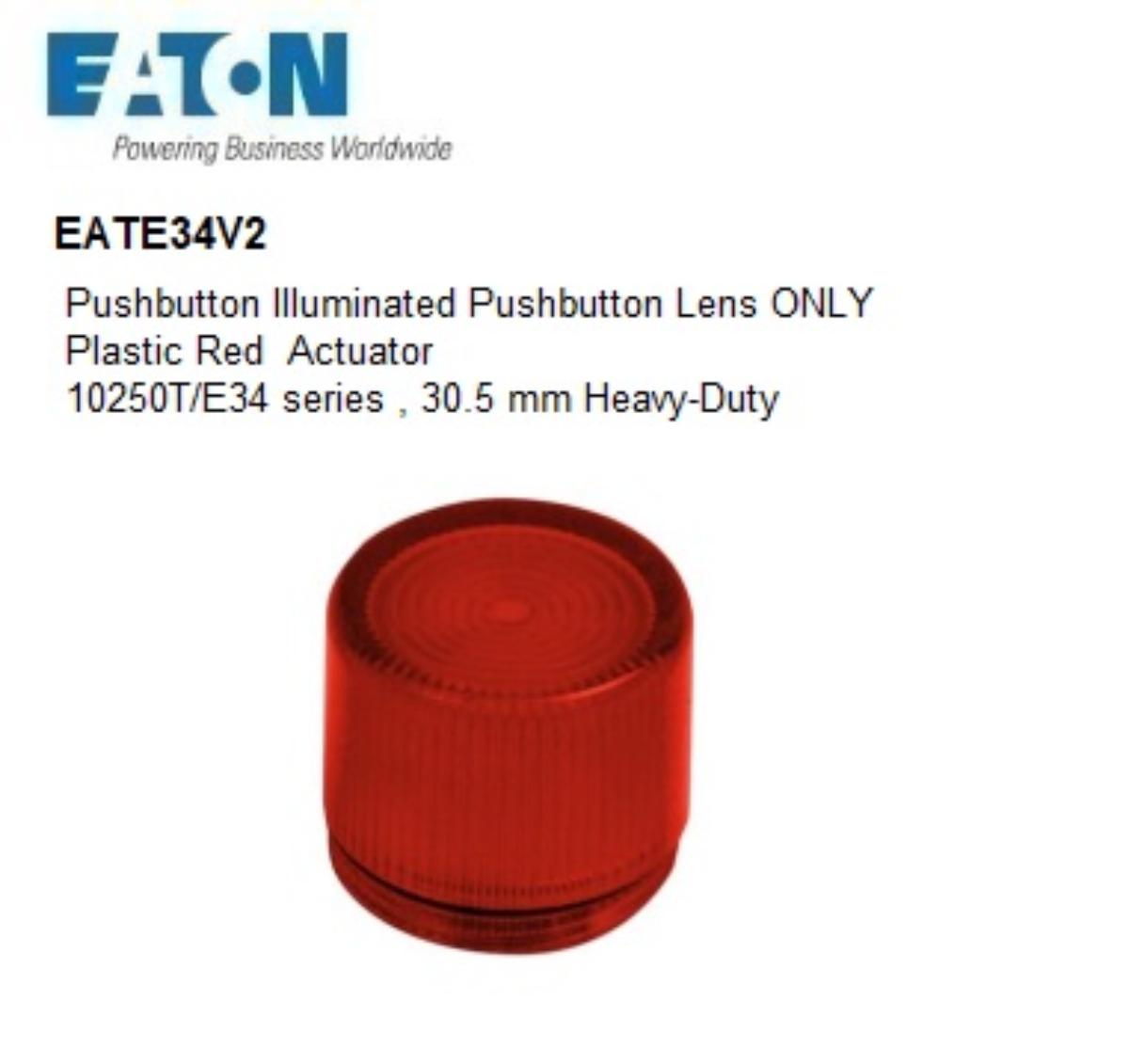 LENS PLASTIC SUIT ILLUM PUSHBUTTON RED