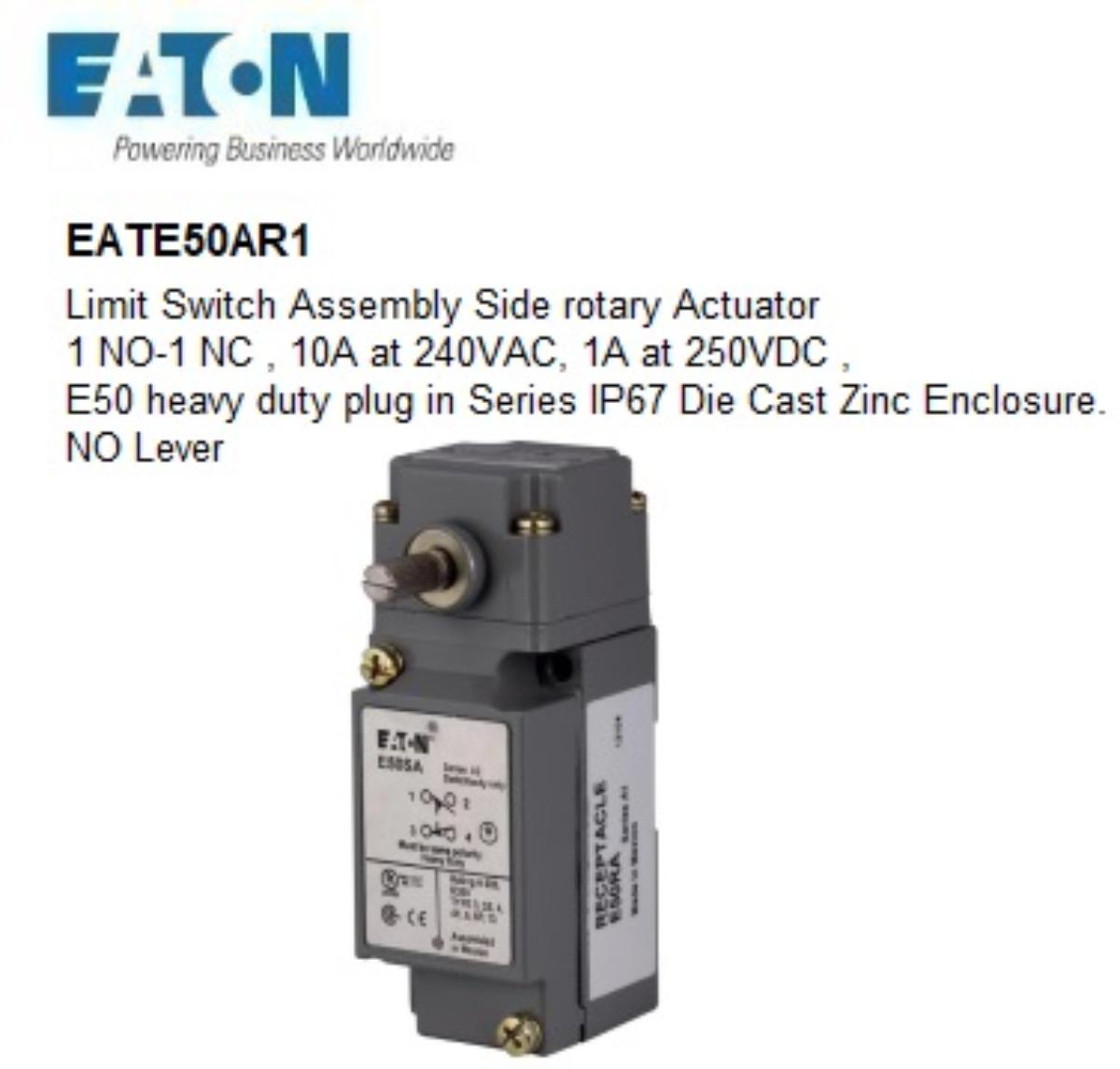 LIMIT SWITCH STD SIDE ROTARY 1NO/NC