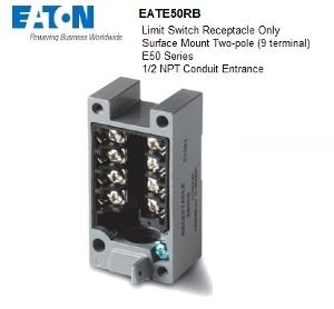 LIMIT SWITCH RECEPTACLE 9 TERM 2P SURF LIMIT SWITCH RECEPTACLE 9 TERM 2P SURF