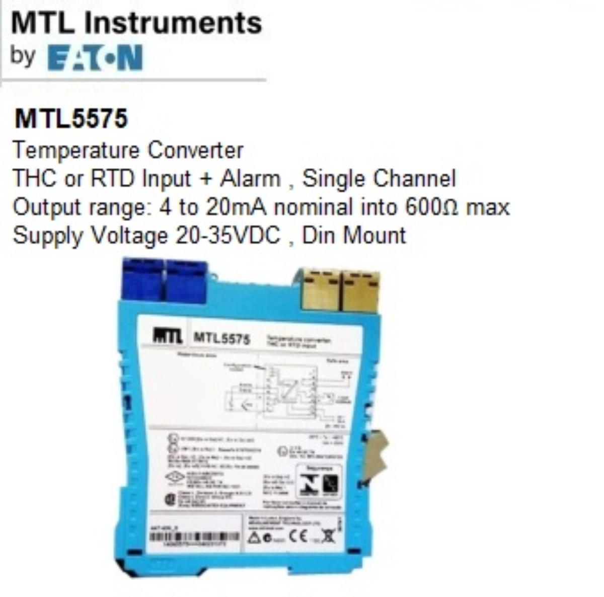 1-CH TEMPERATURE CONVERTER + ALARM
