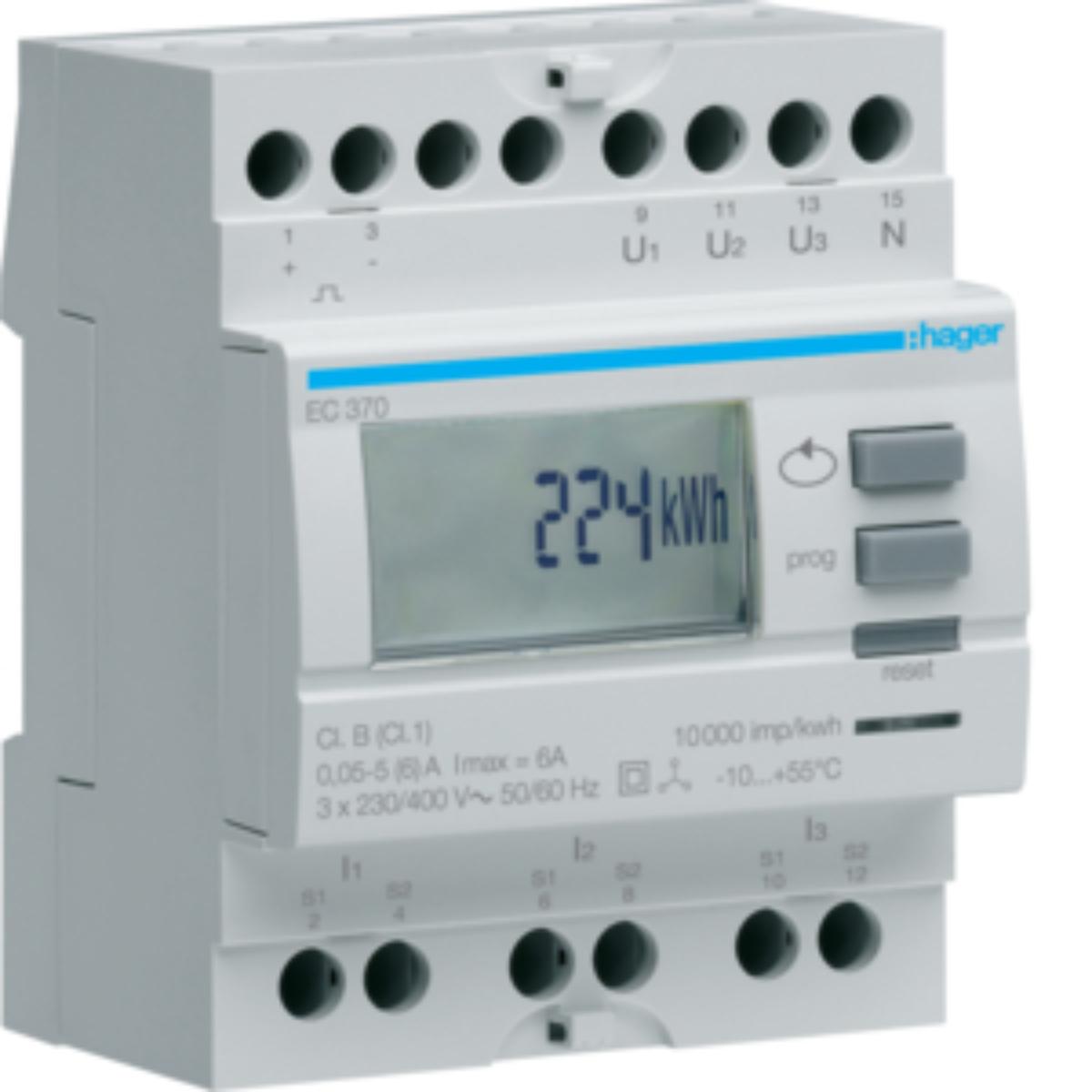 METER KWH 3PH CONN VIA CT PULSED OUTPUT