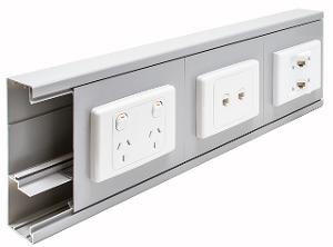 SKIRTING DUCT + CLIP IN LID 150X50MM WHT SKIRTING DUCT + CLIP IN LID 150X50MM WHT