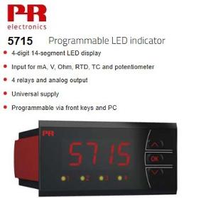 PR ELECT PROG. LED INDICAT 4R 20-250VAC PR ELECT PROG. LED INDICAT 4R 20-250VAC