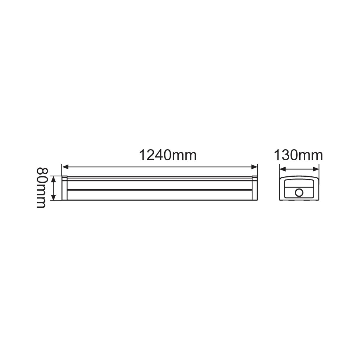LED EMERG BATTEN STELLAR V 10/40W CCT