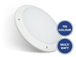 LED BUNKER RND UNIT 10/15/22W CCT WHITE LED BUNKER RND UNIT 10/15/22W CCT WHITE