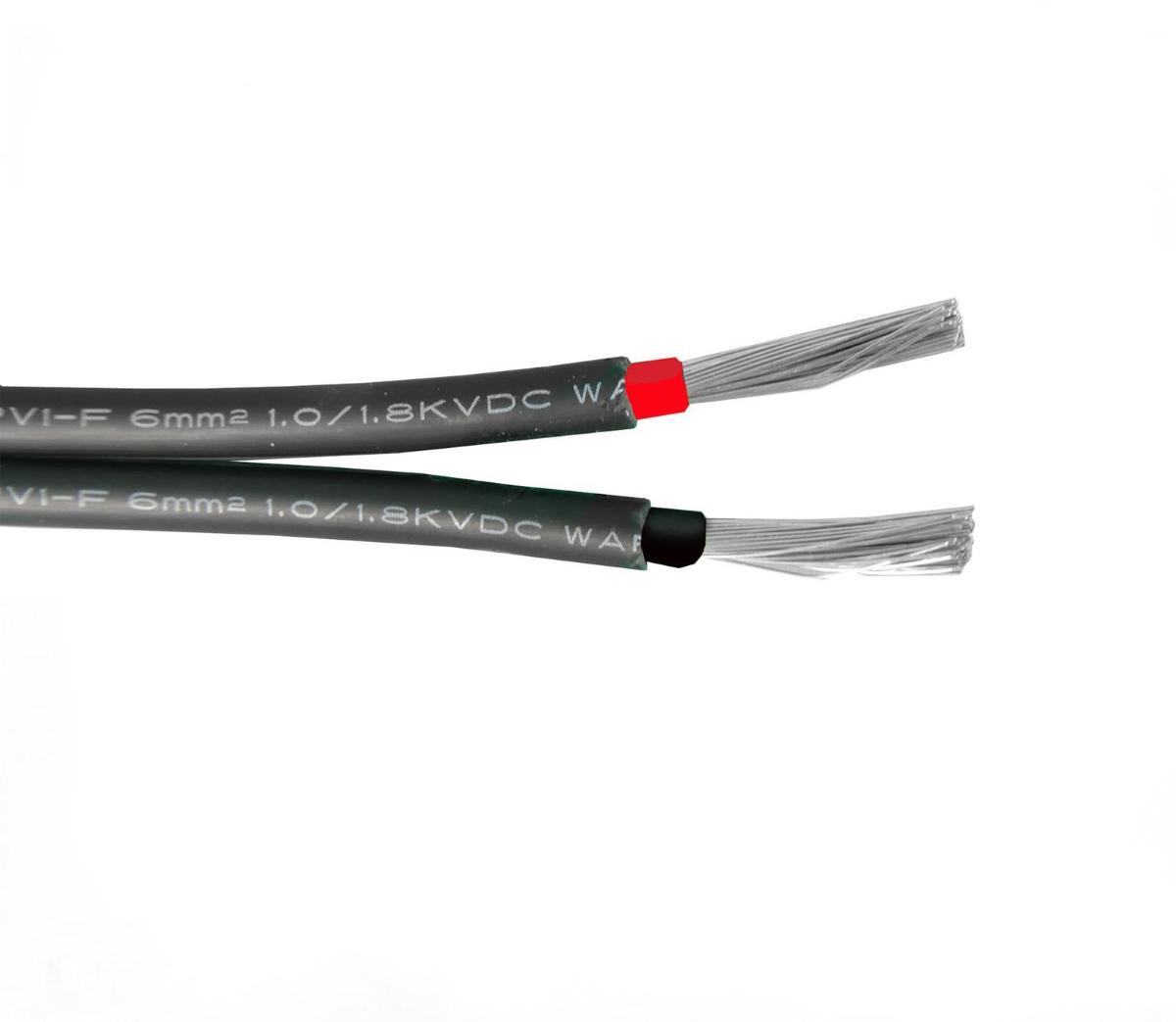 DC SOLAR CABLE TWIN FIG8 6MM BLACK