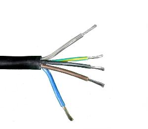 RUBBER FLEXIBLE 2.5MM 4C&ECC BLACK RUBBER FLEXIBLE 2.5MM 4C&ECC BLACK