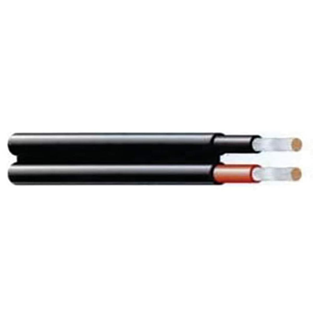 DC SOLAR CABLE 4MM TWIN PV1-F BLACK 100M
