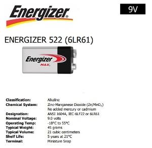 BATTERY BULK PACK 9V