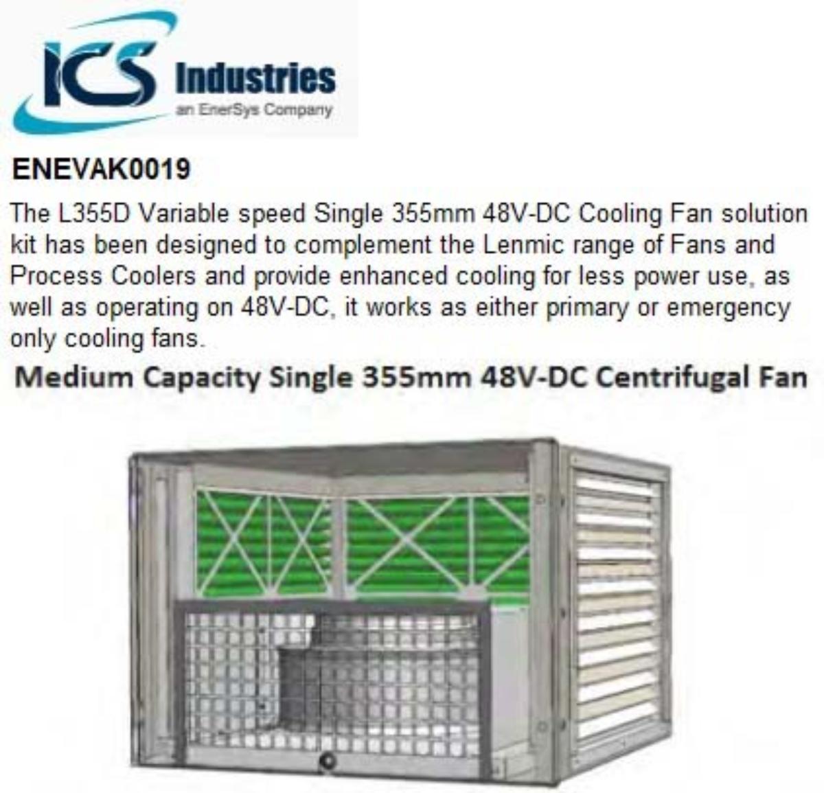 L355D ECONOMY COOLI. FAN C/W FTC CONTROL