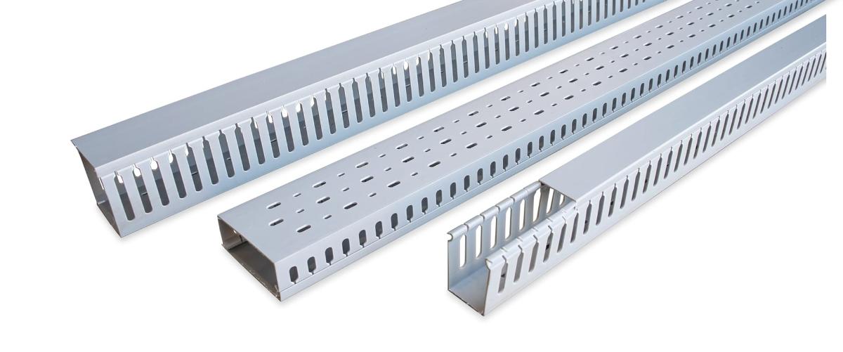 PVC OPEN SLOT DUCT 25X30MMX2MTR GREY