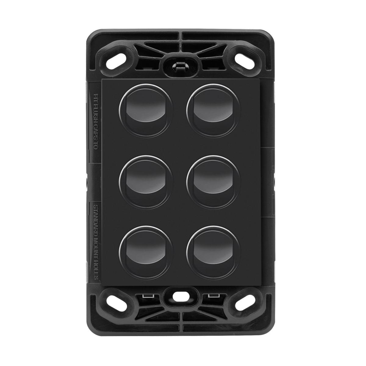 VIVO 10A 5GANG SWITCH WHITE NO COVERPLAT