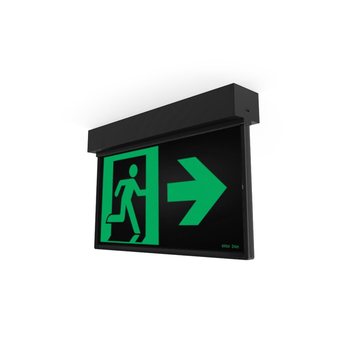 LED EMERG EXIT RAZOR SLIMBLADE SURF MNT
