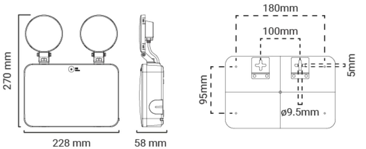 TWINSPOT CORE EMERGENCY WEATHERPROOF LUM