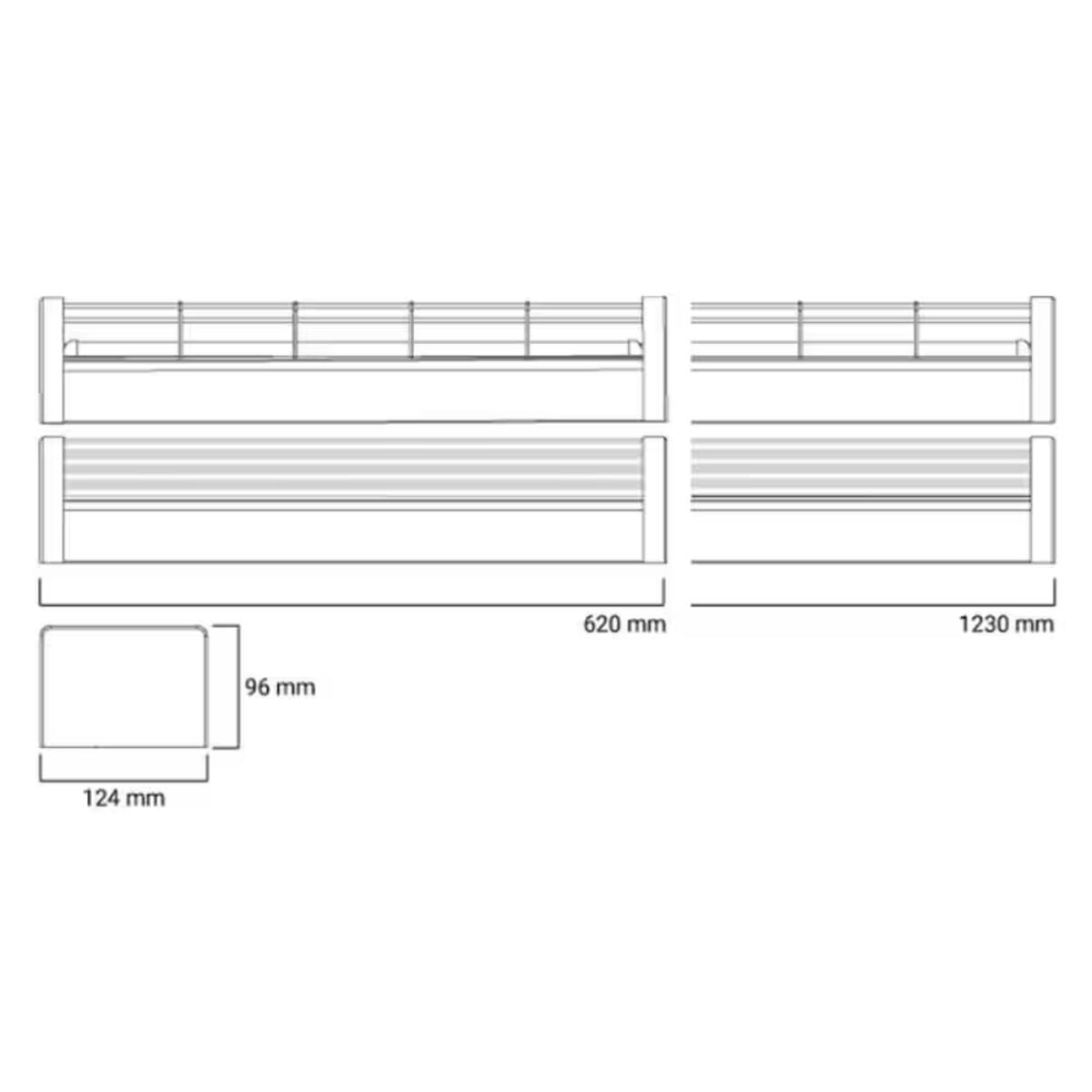 LED EMER DIFF BATTEN UMBRA ADV 36W CCT