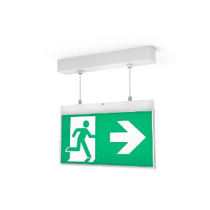 EMERG EXIT LIGHT RAZOR PENDANT 24M R/MAN EMERG EXIT LIGHT RAZOR PENDANT 24M R/MAN