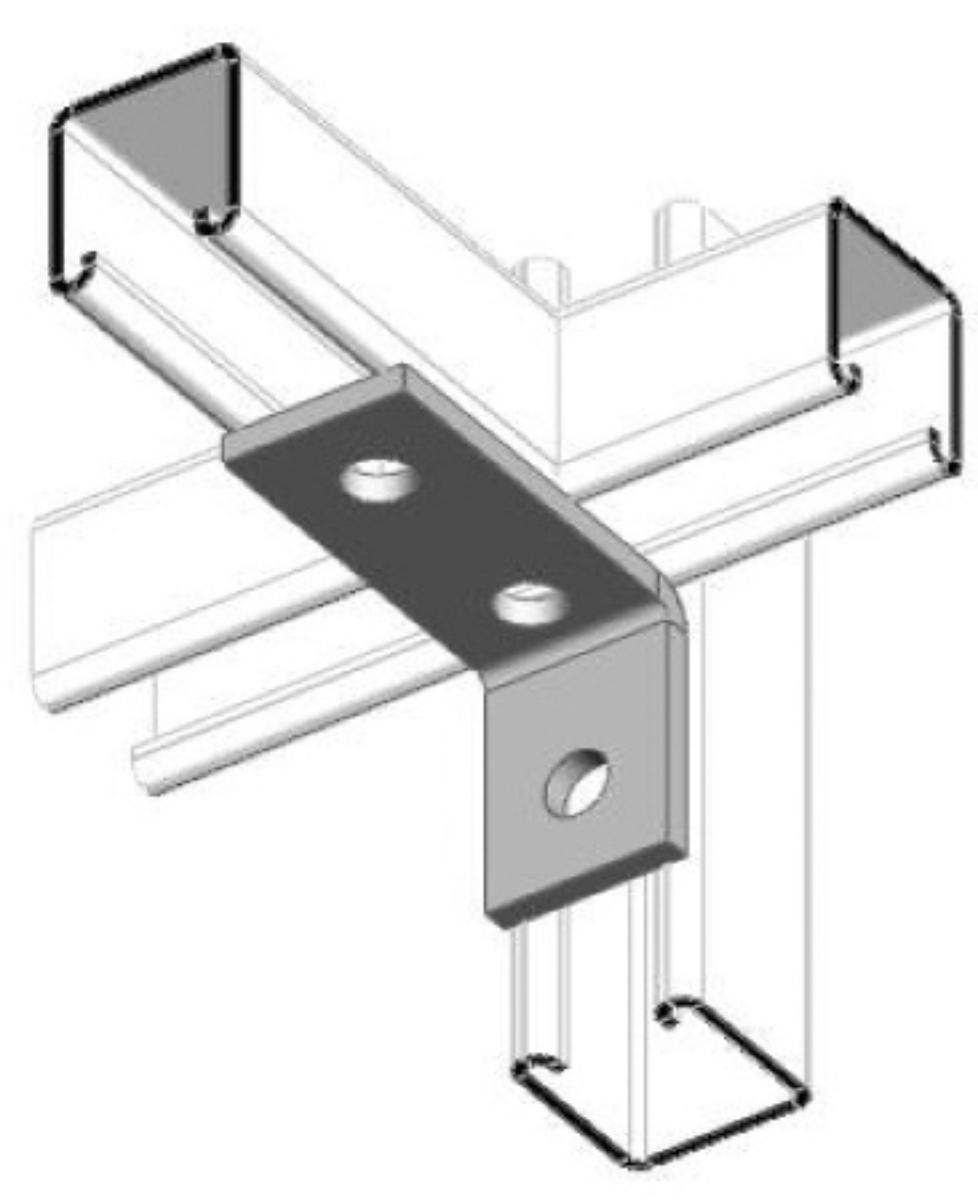 BRACKET ANGLE 90D 3 HOLE HDG