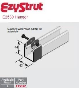 STRUT HANGER ZINC PLATED