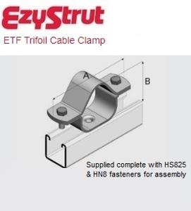 TRIFOIL CLAMP 33MM ALUM