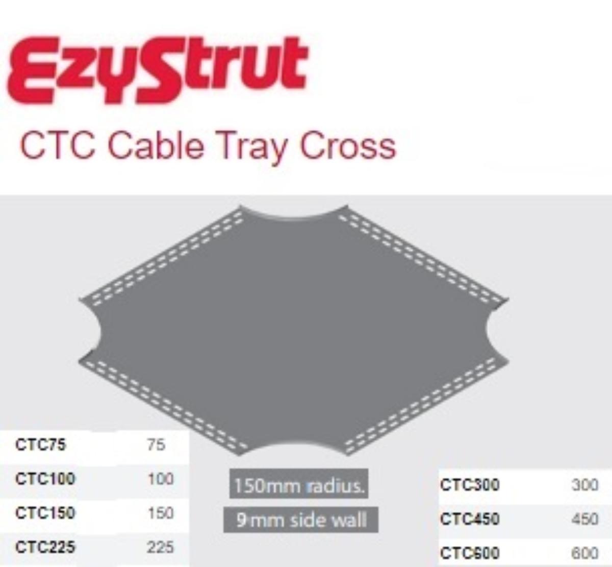 CABLE TRAY CROSS 225MM G/BOND