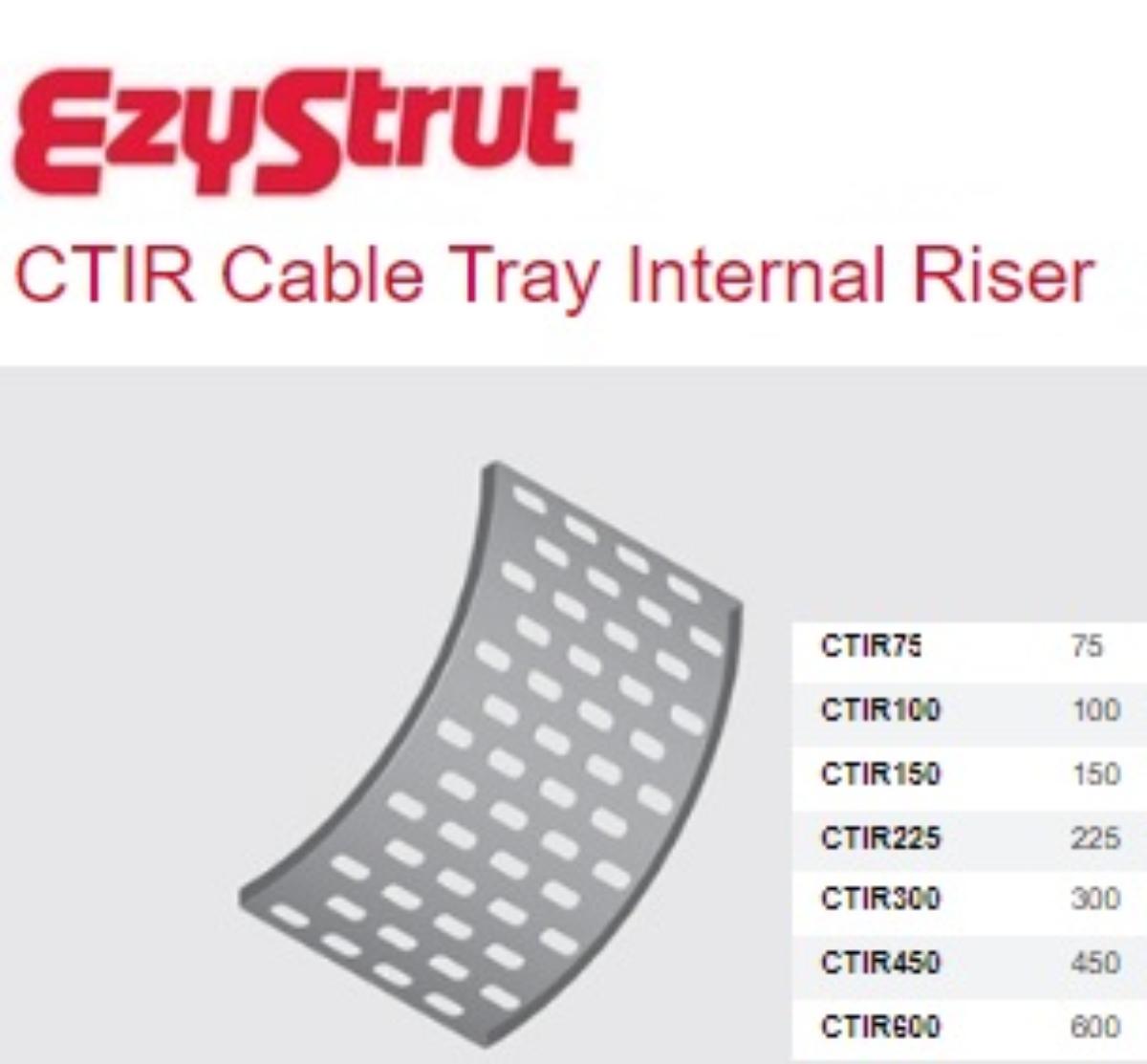 CABLE TRAY INTERNAL RISER 100MM G/BOND