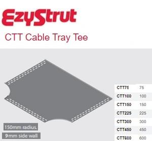 CABLE TRAY TEE 100MM G/BOND