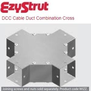 METAL DUCT COMBIN CROSS 100X100MM GAL