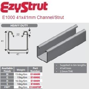 FRP STRUT 43X42X4MM 6MTR