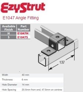 BRACKET U FITTING 5 HOLE S/STEEL