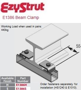 BEAM CLAMP STAINLESS STEEL