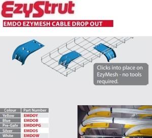 EZYMESH CABLE DROP OUT -BLUE EQUIV