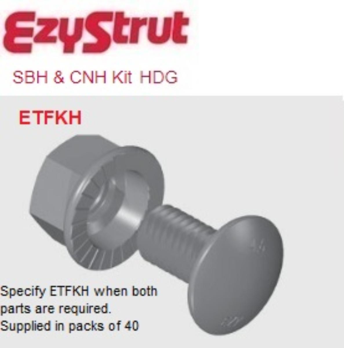 EZYTRAY BOLT & NUT HDG