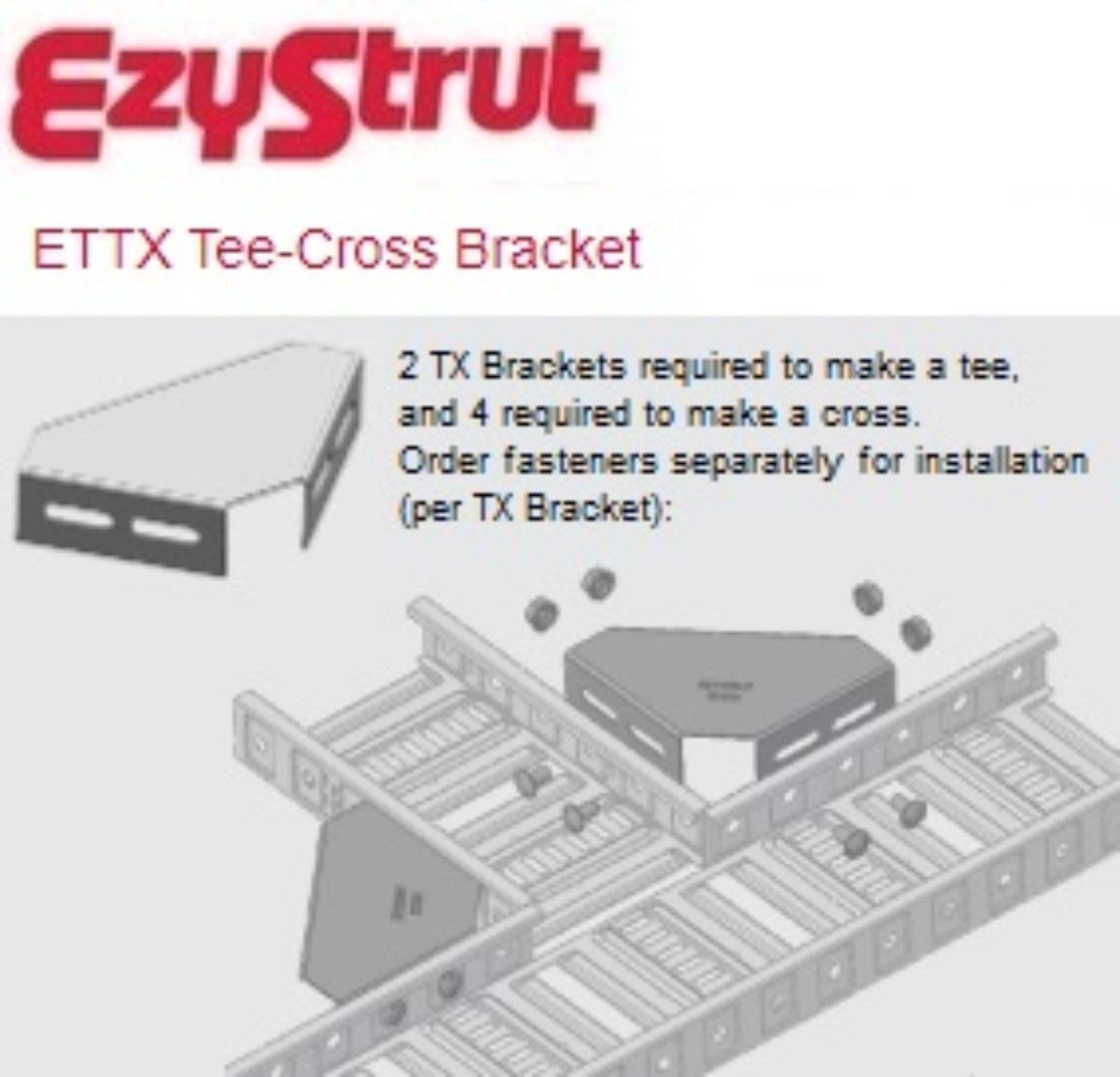 ET EZYTRAY T-X BRACKET GALV