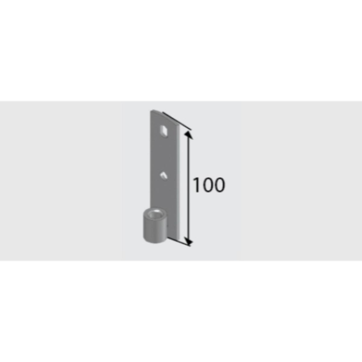 VERTICAL MOUNTING PLATE FOR M10 ROD ZP